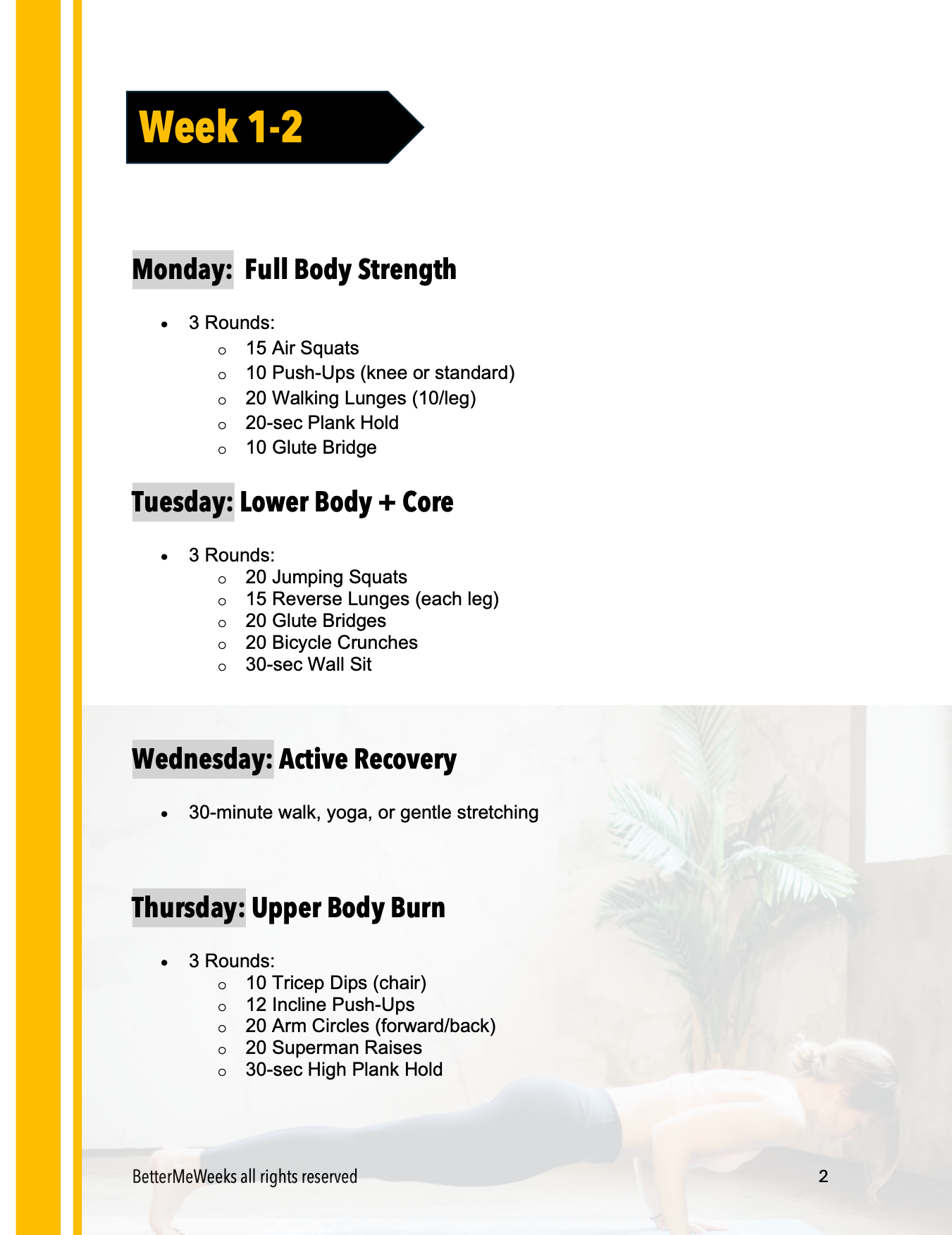 6-WEEK Fitness Transformation Bundle