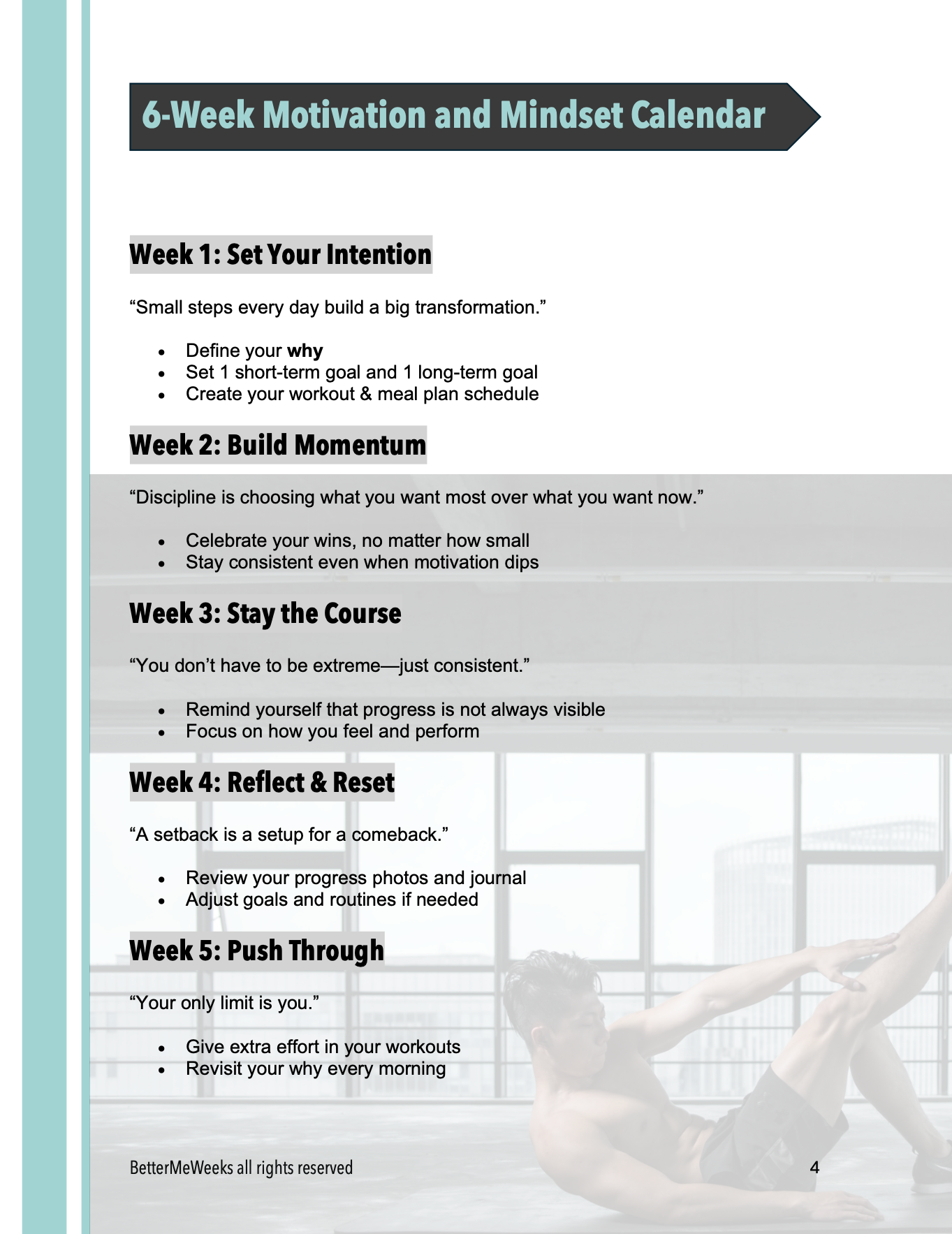 6-WEEK Fitness Transformation Bundle